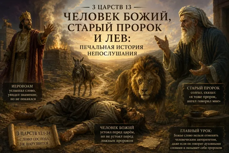 Когда пророк обманул человека Божьего